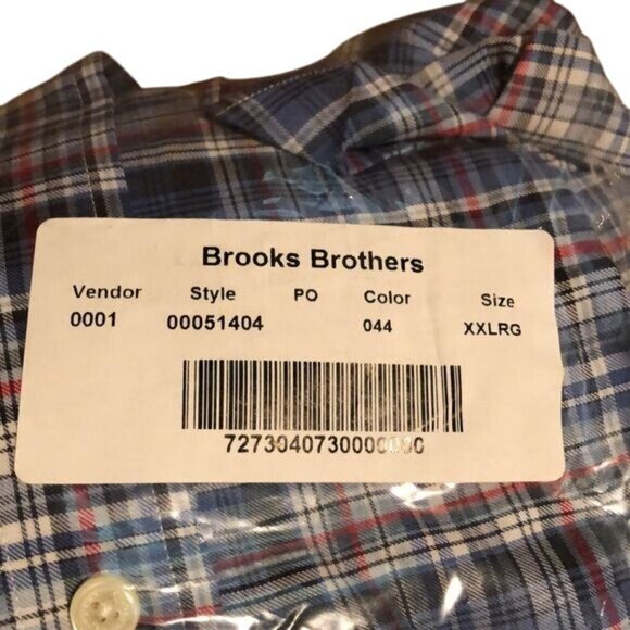 NWT Brooks Brothers Men’s Button Down Shirt – Size XXL - Picture 3 of 6